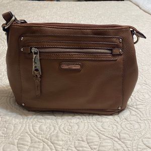 Dana Buchman caramel colored purse